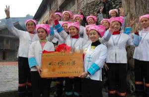 Girls In Longsheng Jinzhu Zhuang Village 