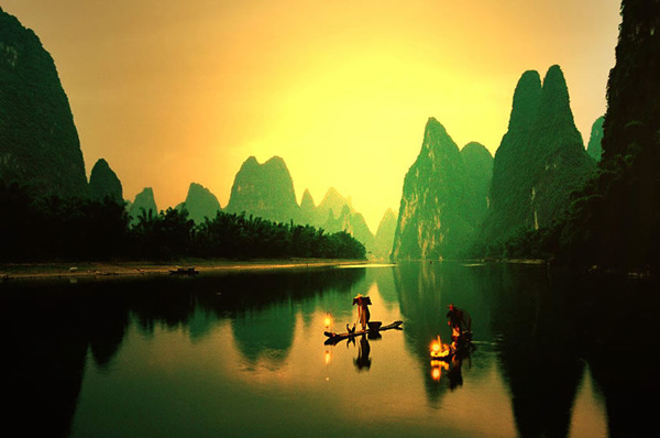 Photo, Image & Picture of Cormorant Fishing Show Guilin Tour