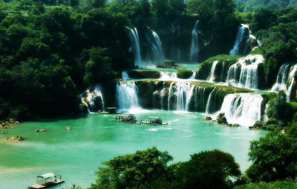 Ban Gioc Detian Waterfall, Detian waterfall, waterfall of china